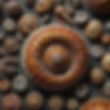 Morphological Diversity Among Ammonite Species Comparison of various ammonite species highlighting morphological diversity.