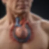 Illustration of atrial fibrillation triggered by valve disorders