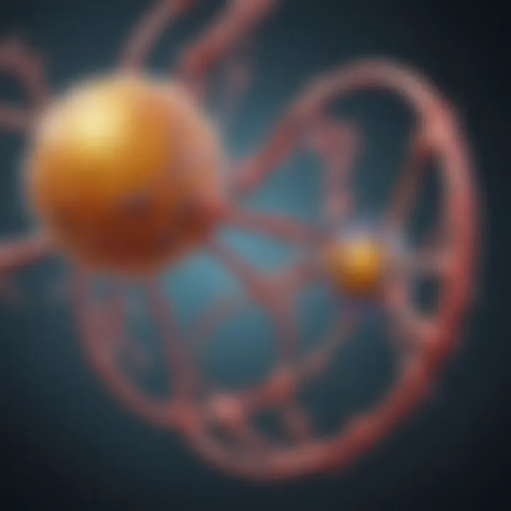 Illustration of bicuculline sigma's molecular structure and GABA receptor interaction