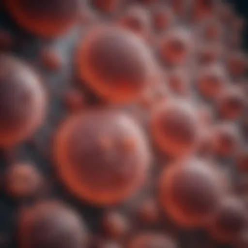 Microscopic view of liver cancer cells highlighting their aggressive nature