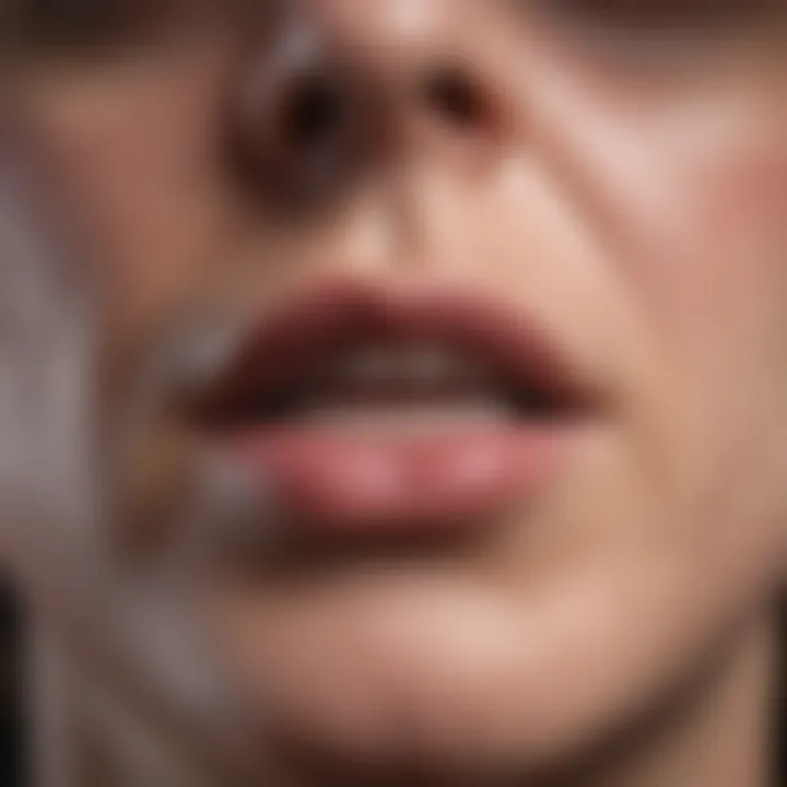 Graph showing the impact of lip frenectomy on speech development