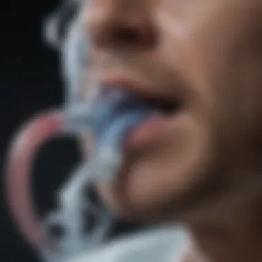 Lung Function Improvement with CPAP Illustration depicting lung function enhancement through CPAP therapy