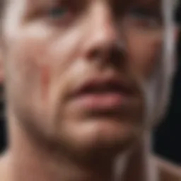 Visual representation of the genetic mutation associated with cystic fibrosis