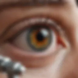 Illustration depicting the mechanisms of action for Dupixent in eye treatment.