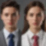 A symbolic representation of gender norms in society.