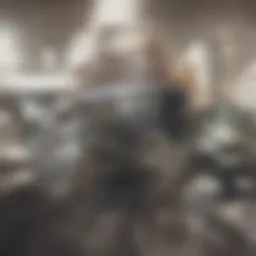 Illustration of DMEK surgical setup