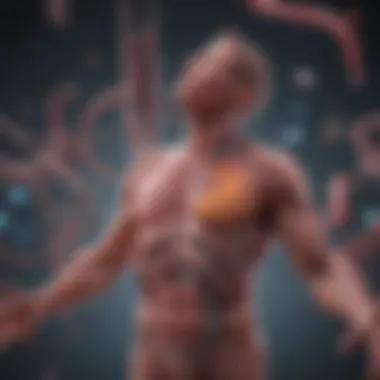 Microbiome and Immune Response Illustration of gut microbiome interaction with the immune system