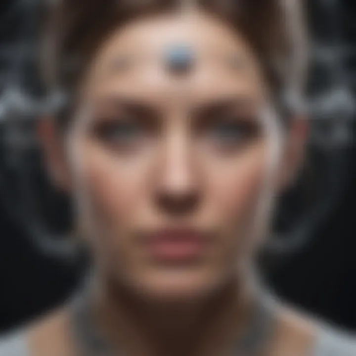 Diagram showcasing potential applications of magnetic mind control technology