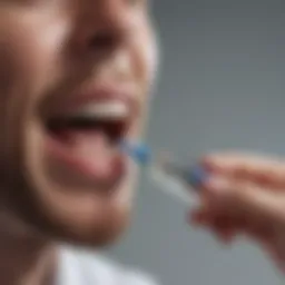 Micronutrient diagram showcasing key elements for oral health