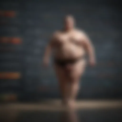 An infographic illustrating the historical timeline of obesity research advancements.