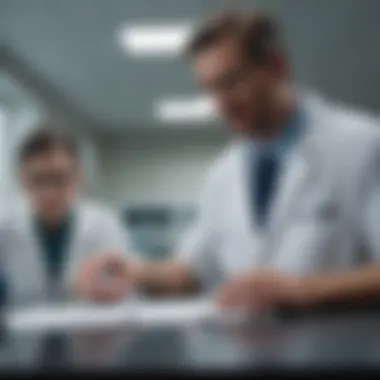 Visualization of healthcare professionals discussing MRSA management