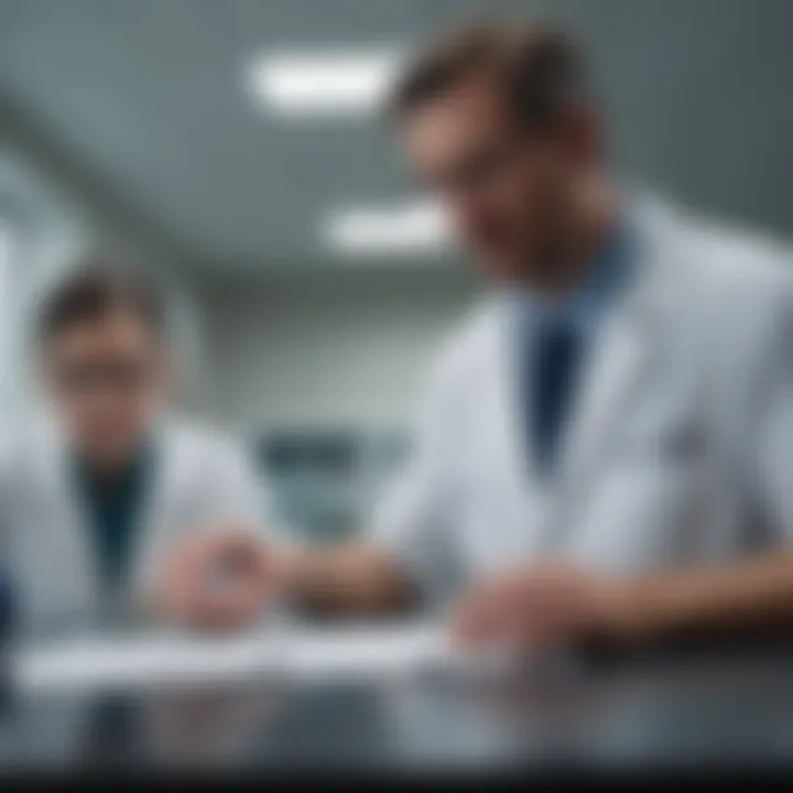 Visualization of healthcare professionals discussing MRSA management