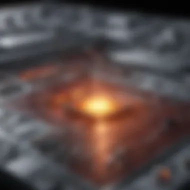 Thermoelectric Effect in Semiconductors Illustration showcasing the thermoelectric effect in semiconductor materials