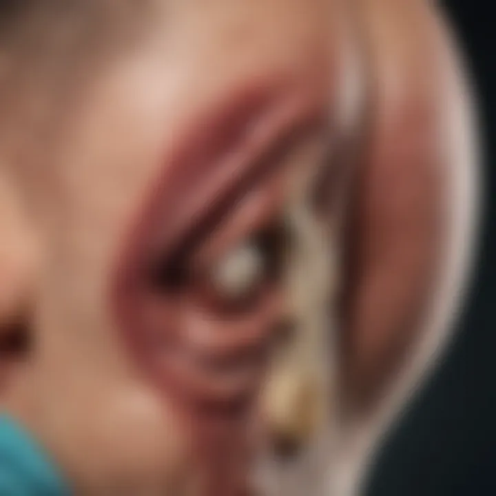 Surgical intervention showing a procedure being performed on spinal haemangiomas.