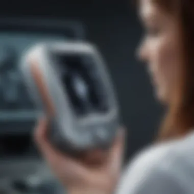 Applications in Diverse Medical Environments An illustration of various medical environments utilizing handheld sonography technology