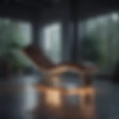 The Future of Therapeutic Furniture Futuristic therapy bench concept