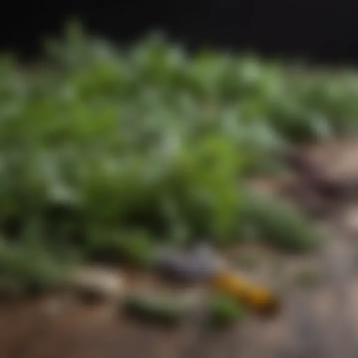 An assortment of herbs known for their potential benefits in treating erectile dysfunction