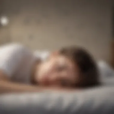 Impact of Sleep Disturbances on Behavior in Autism Diagram illustrating the impact of sleep disturbances on daily functioning and behavior in autism.