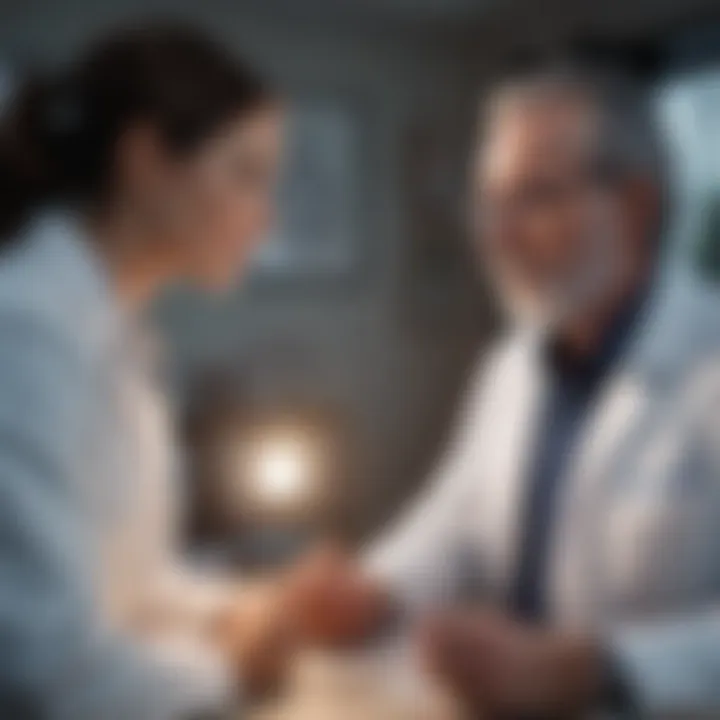 Doctor discussing treatment options with a patient