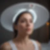 High-intensity light therapy device in a clinical setting
