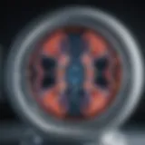 Illustration of MRI scan technology