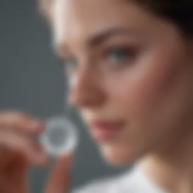 An illustration of a researcher engaging with a microfluidics journal.