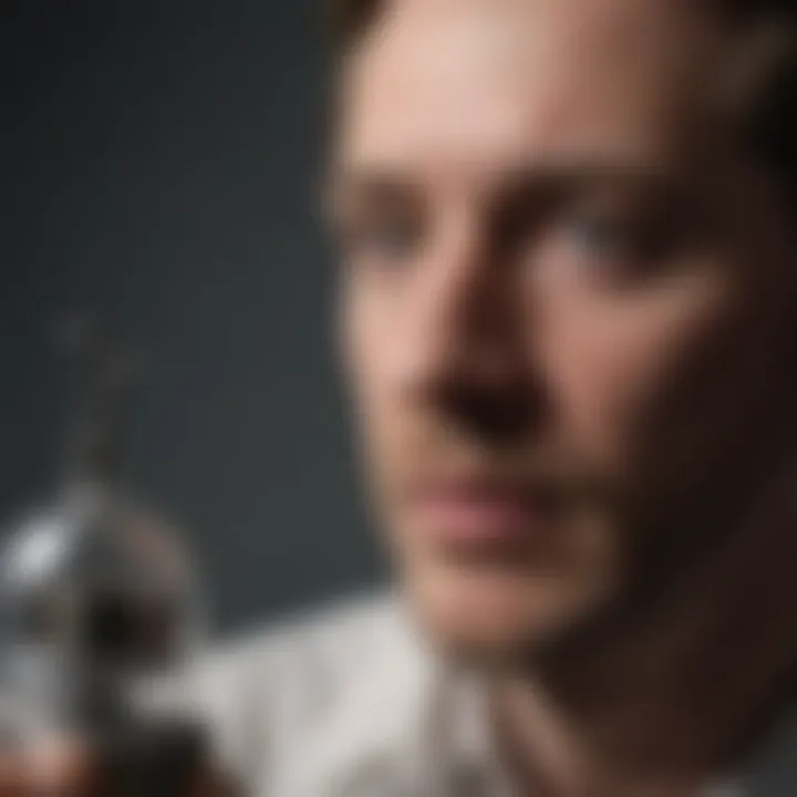 A conceptual image representing ethical dilemmas in psychological experiments.