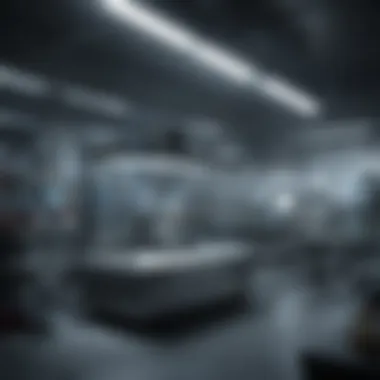 Cutting-Edge Research Lab An advanced laboratory showcasing cutting-edge research equipment.