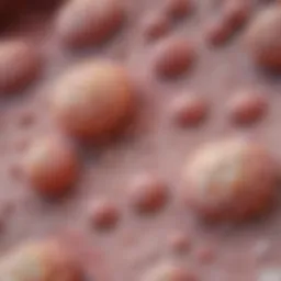 Microscopic view of soft tissue sarcoma cells