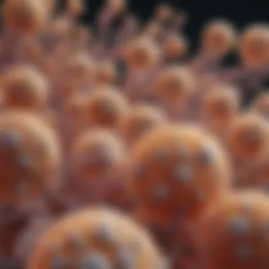 Microscopic Analysis of Staphylococcus Aureus Microscopic view of Staphylococcus aureus colonies