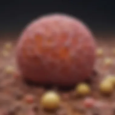 Dietary Changes and Tumor Growth Diagram showcasing cancer cell growth influenced by dietary changes