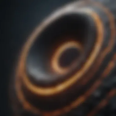 Aftermath of a Merger Diagram showing the aftermath of a black hole merger