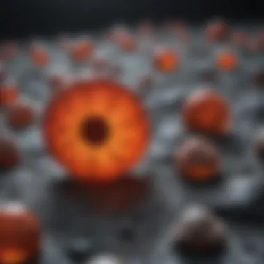 Genetic Markers and Kidney Stone Formation Illustration of genetic markers related to kidney stones