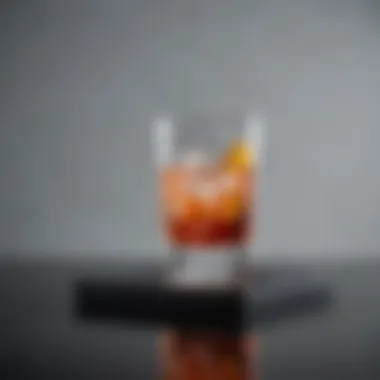 Moderation in Consumption A balanced scale with moderation symbolized by a cocktail and a water glass, highlighting the importance of balance.