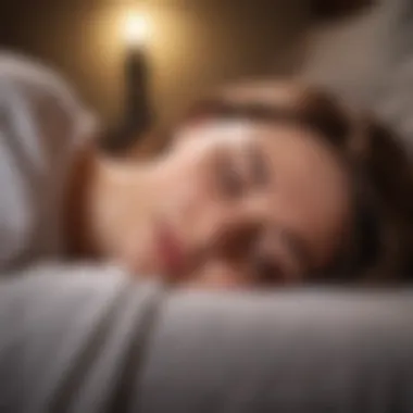 Creating a Sleep-Conducive Atmosphere Visual representation of a restful sleep environment