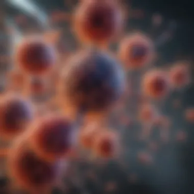 Immune Response to Pathogen Invasion Conceptual image depicting immune responses during pathogen invasion