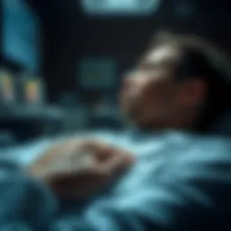 Visual representation of auditory hallucinations concept