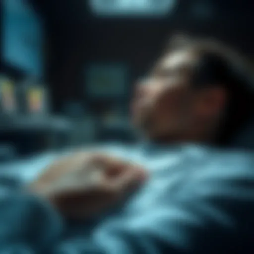 Visual representation of auditory hallucinations concept