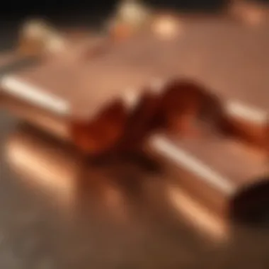 Copper Foil Thickness Variations Detailed view of copper foil showcasing thickness variations