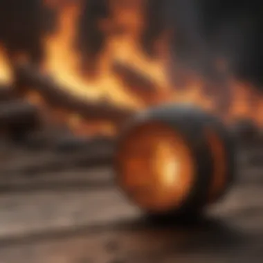 Comparison of fire resistance in treated vs untreated wood