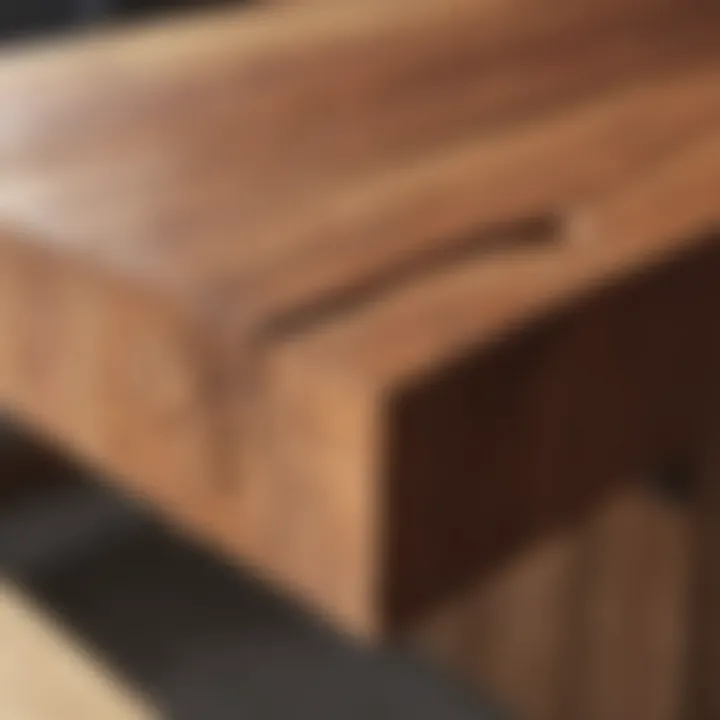 Demonstration of treated wood in construction