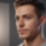 A thoughtful portrait of a transman in a reflective pose, symbolizing identity exploration.
