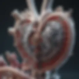 Schematic representation of micro regurgitation in heart valves