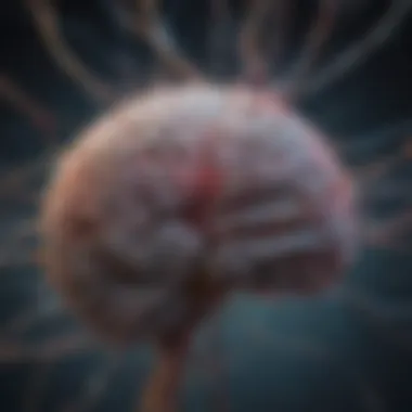 Neural Dynamics in Prodromal Psychosis Abstract representation of the brain with neural connections highlighting prodromal phases