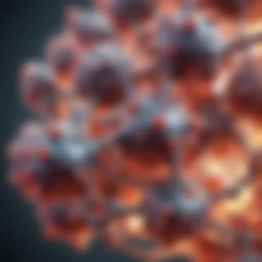 Illustration depicting the molecular structure of rituximab.