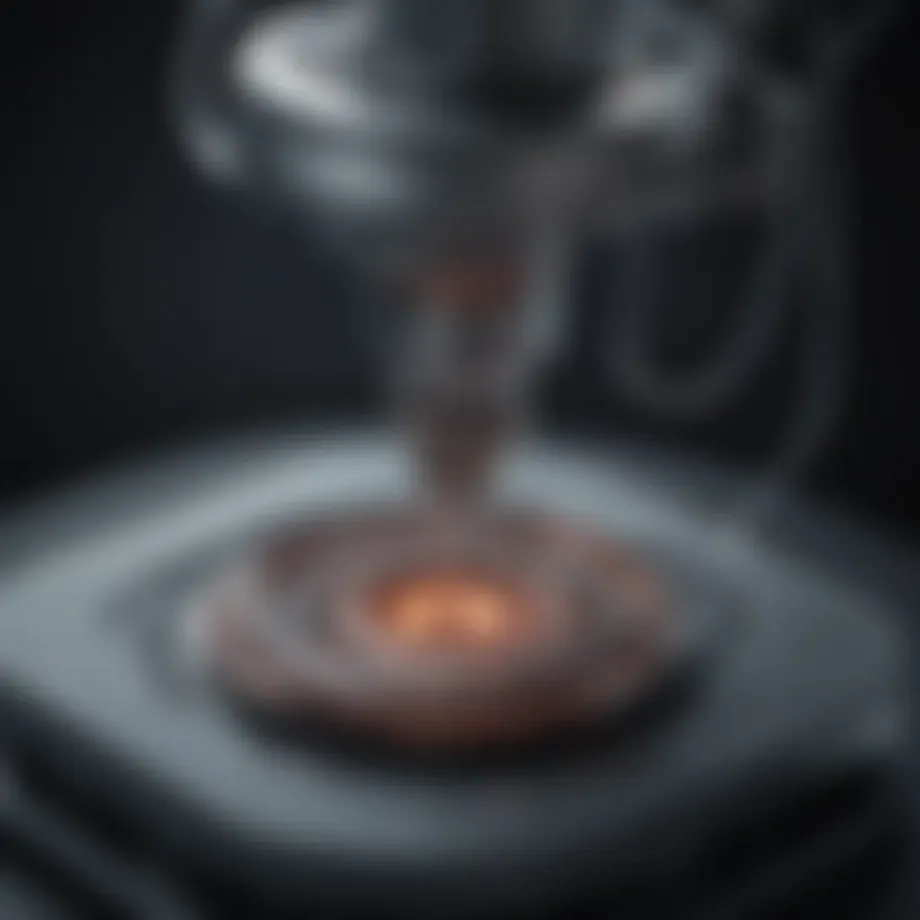 Illustration of stereo core biopsy equipment