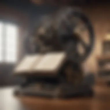 Historical Reading Machine An early reading machine from the 20th century.