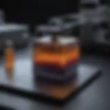 Schematic representation of UV-visible spectrometry principles